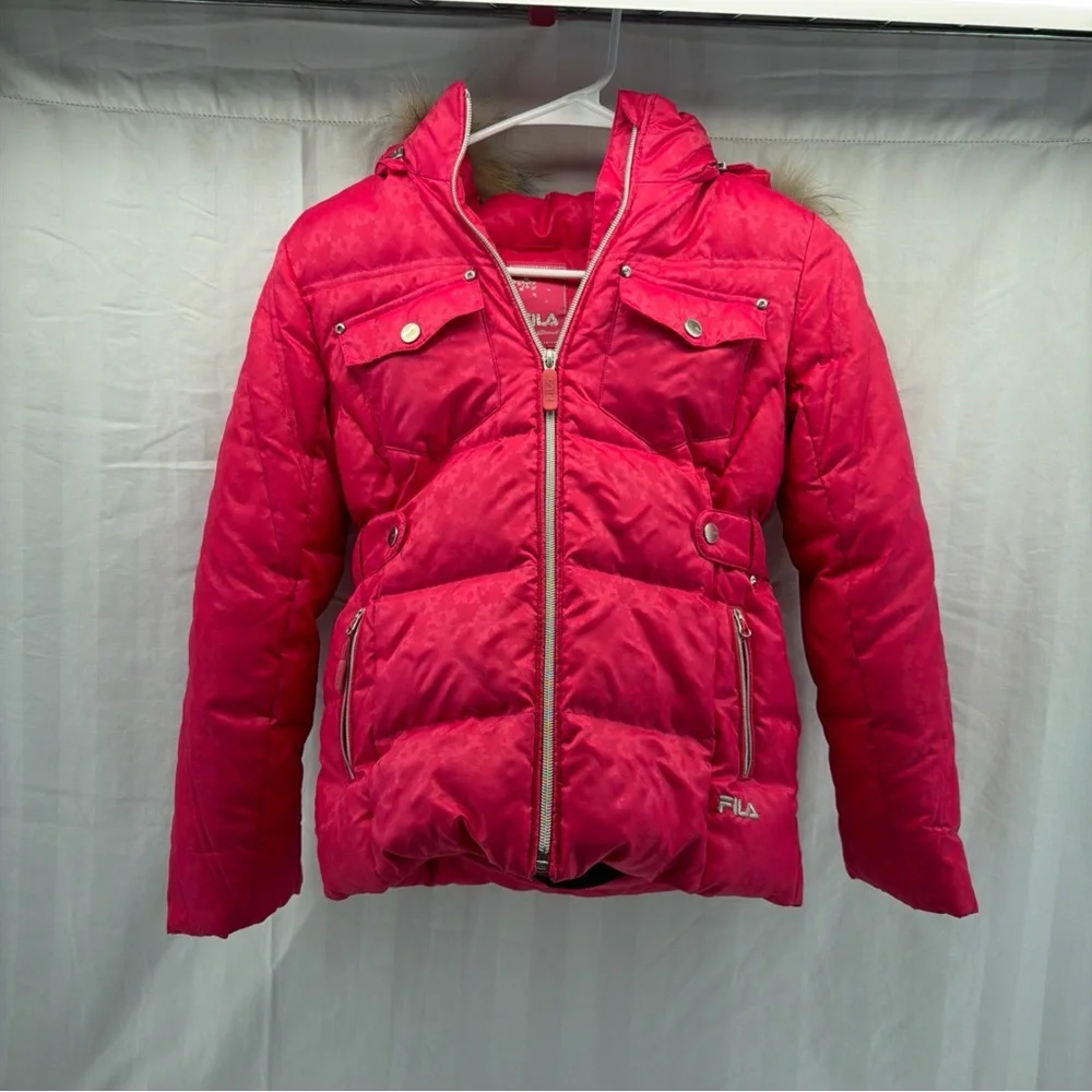 Fila Pink Puffer Jacket‎